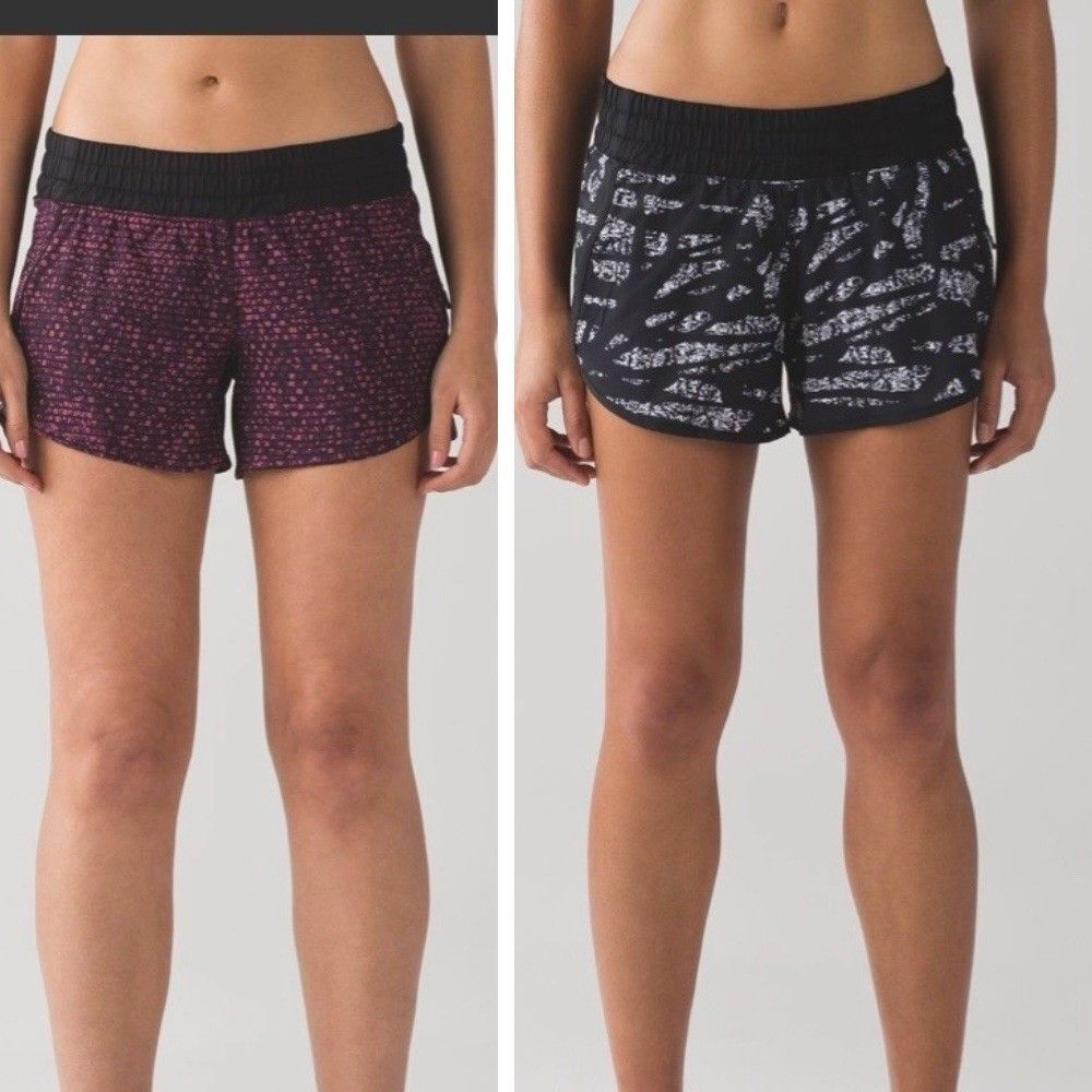 Lululemon BUNDLE OF  2  Tracker Short IV (4-way Stretch 4")  SZ 6